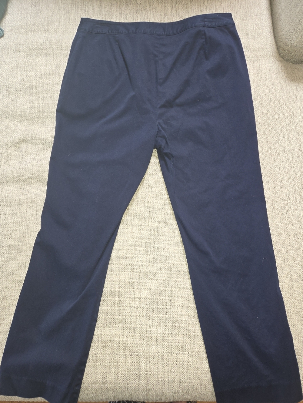 Lauren Ralph Lauren Navy Straight-Leg Chinos - Picture 4 of 5